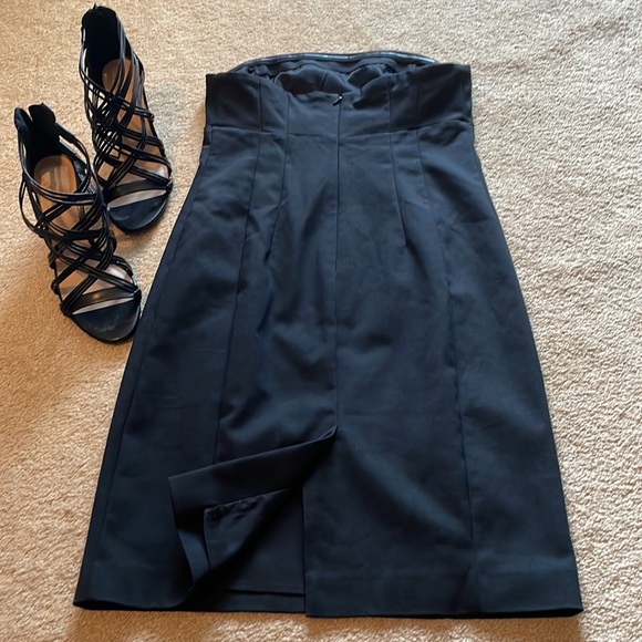 EUC Express Strapless Little Black Dress - Picture 5 of 7